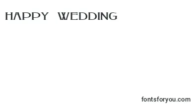 Peakesquat ffy font – happy Wedding Day Fonts